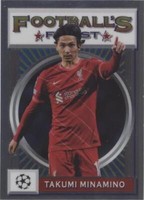 2021-22 Topps Finest Flashbacks UCL Takumi Minamino #194