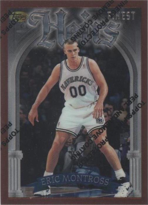 ERIC montross　NBA　プロバスケットボール　トレーディングカード Topps Eric Montross Basketball Sports Trading Cards