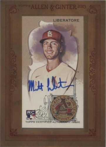 2023 Topps Allen & Ginter - Matthew Liberatore #MA-ML