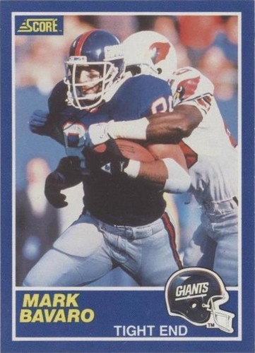 1989 Score Mark Bavaro #52