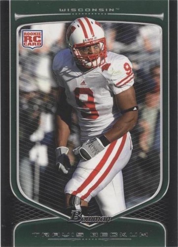 2009 Bowman Draft Picks Travis Beckum #192