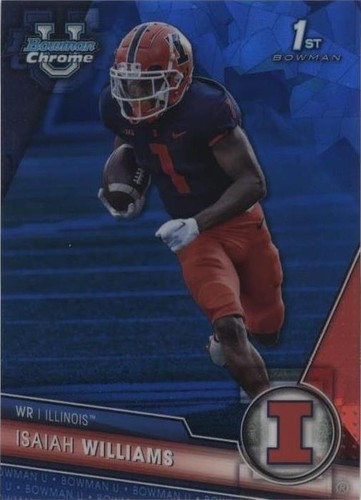 2023 Bowman University Chrome Sapphire Edition Isaiah Williams #77