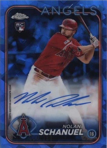 2024 Topps Chrome Update Series Sapphire Edition - Nolan Schanuel #USA-NS