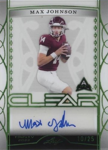 2022 Leaf Trinity Max Johnson #CA-MJ1
