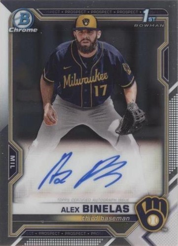 2021 Bowman Draft - Alex Binelas #CDA-AB