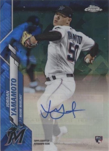 2020 Topps Chrome Update Series Sapphire Edition - Jordan Yamamoto #RA-JY