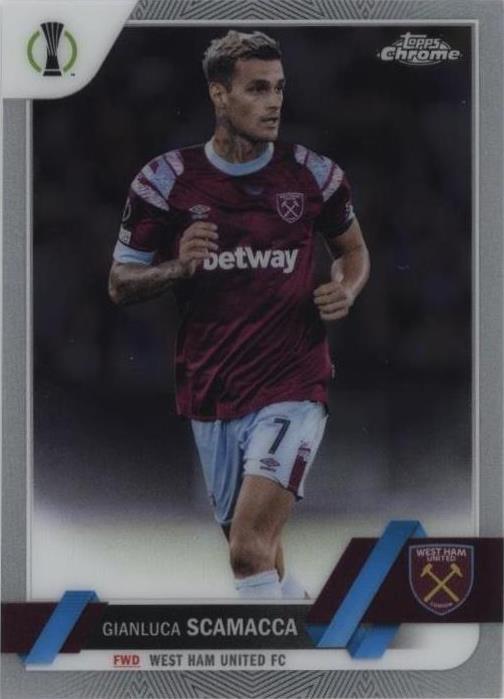 2022-23 Topps Chrome UEFA Club Competitions Gianluca Scamacca #94