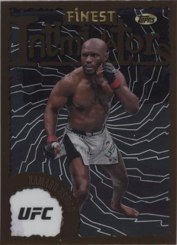 2024 Topps Finest UFC - Kamaru Usman #INT-12