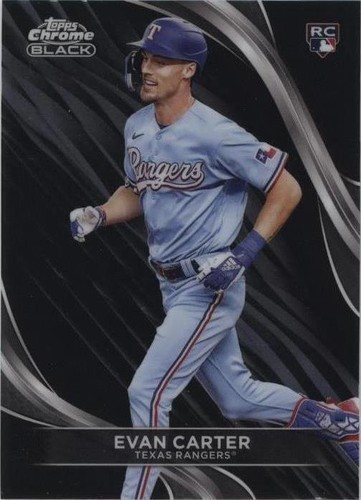 2024 Topps Chrome Black - Evan Carter #83