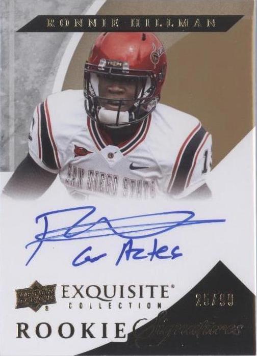 2012 Exquisite Collection Ronnie Hillman #92