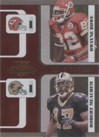 2007 Playoff Contenders Dwayne Bowe Robert Meachem #RN-7