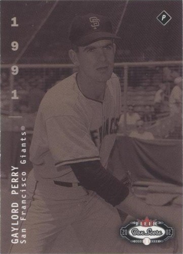 2002 Fleer Box Score - Gaylord Perry #300