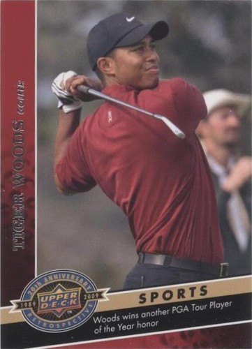 2009 Upper Deck 20th Anniversary Retrospective - Tiger Woods #1586