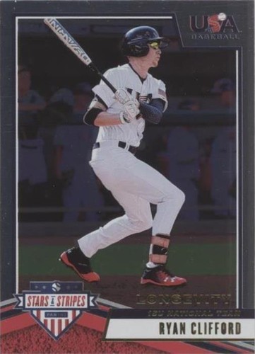 2019 Panini USA Baseball Stars & Stripes Longevity - Ryan Clifford #59