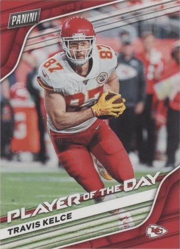 2020 Panini Player of the Day Travis Kelce #34