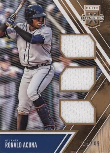 2017 Panini Elite Extra Edition - Ronald Acuña Jr. #TM-RA