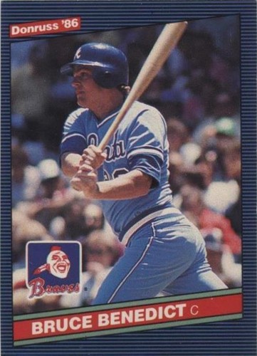 1986 Donruss - Bruce Benedict #554