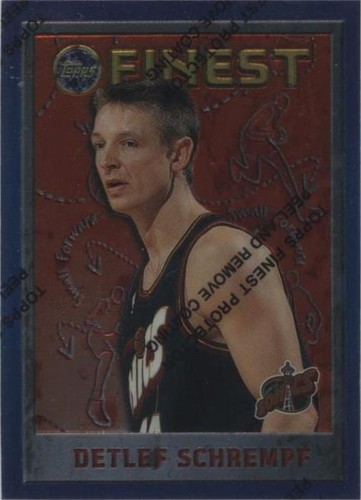 1995-96 Topps Finest - Detlef Schrempf #239