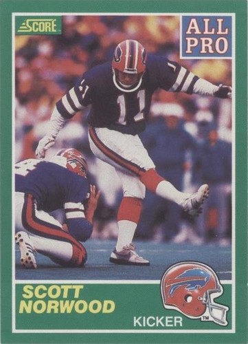1989 Score Scott Norwood #290