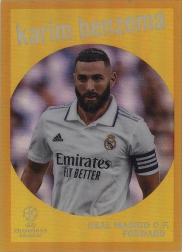 2022-23 Topps Chrome UEFA Club Competitions Karim Benzema #59-18
