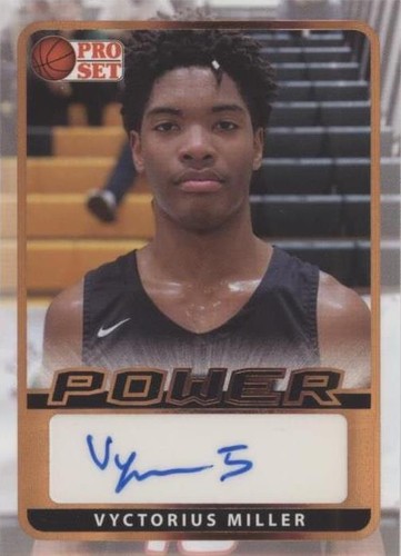 2021-22 Leaf Pro Set Power - Vyctorius Miller #PA-VM1