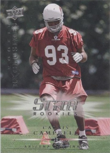 2008 Upper Deck Rookie Exclusives Calais Campbell #RE57