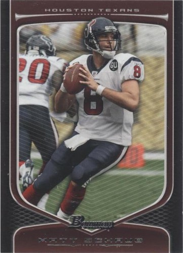2009 Bowman Draft Picks Matt Schaub #18