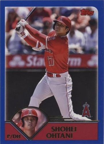 【25シリ】大谷翔平 2023 Topps Going Going Gone 2023 Topps Archives SHOHEI OHTANI Blue Border #256 Los