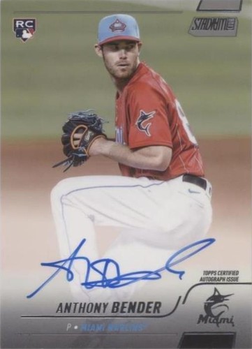 2022 Topps Stadium Club - Anthony Bender #SCBA-AB