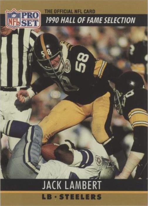 1990 Pro Set FACT Cincinnati Jack Lambert #27