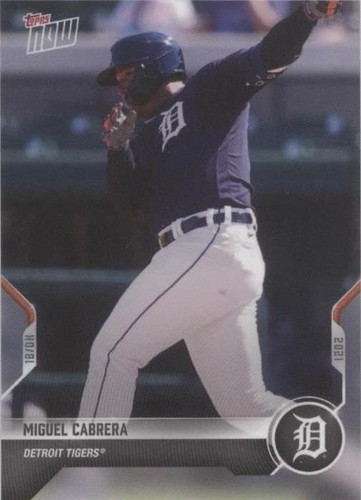 2021 Topps Now Road to Opening Day - Miguel Cabrera #OD-108