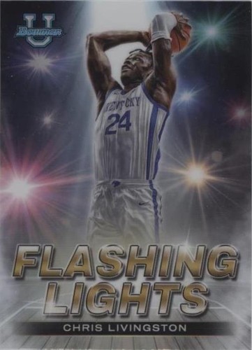 2022-23 Bowman University Best - Chris Livingston #FL-4