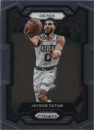 2023-24 Panini Prizm Deca Red Prizm /199 Jayson Tatum #189