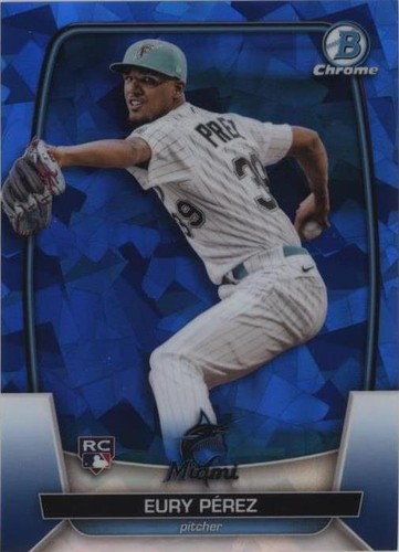 2023 Bowman Chrome Sapphire Edition - Eury Perez #90