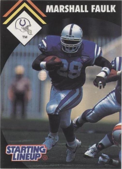 1995 Kenner Starting Lineup Marshall Faulk #28