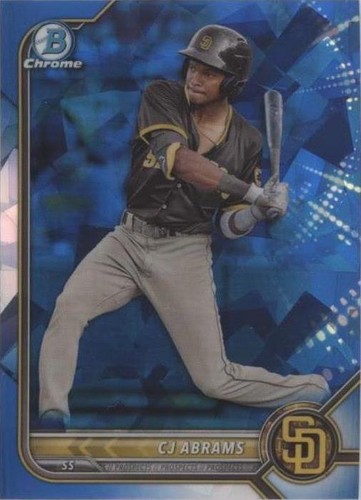 2022 Bowman Sapphire Edition - C.J. Abrams #BCP-9
