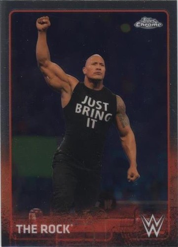 2015 Topps Chrome WWE - The Rock #57
