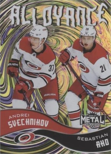 2020-21 Skybox Metal Universe - Andrei Svechnikov Sebastian Aho #AL-18