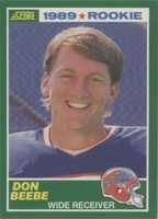 1989 Score Don Beebe #265