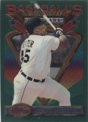 1993 Topps Finest - Cecil Fielder #111