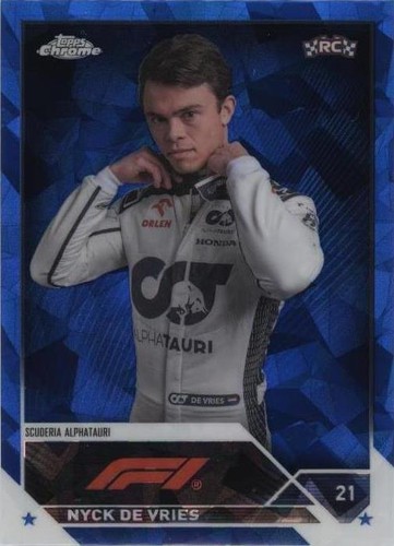 2023 Topps Chrome Sapphire Edition Formula 1 - Nyck De Vries #67