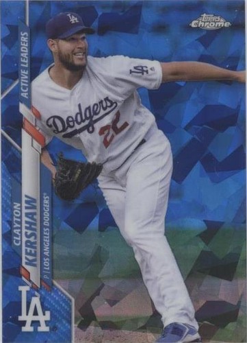 2020 Topps Chrome Update Series Sapphire Edition - Clayton Kershaw #U-90