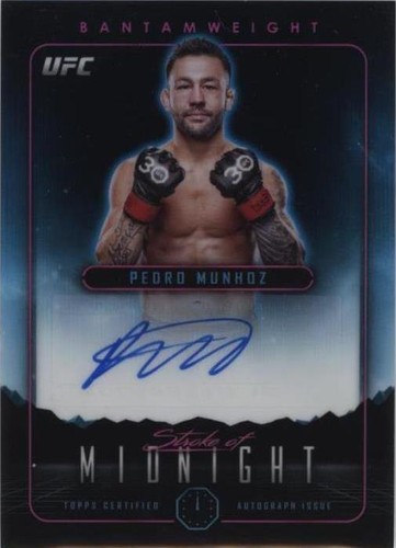 2024 Topps Midnight UFC - Pedro Munhoz #SMA-PMZ