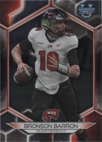 2023 Bowman Chrome University BRONSON BARRON 1st Purple Mini