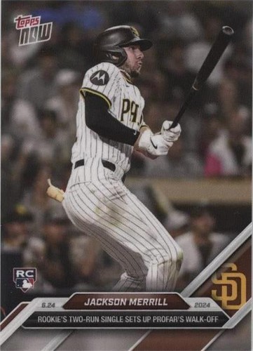 2024 Topps Now - Jackson Merrill #343