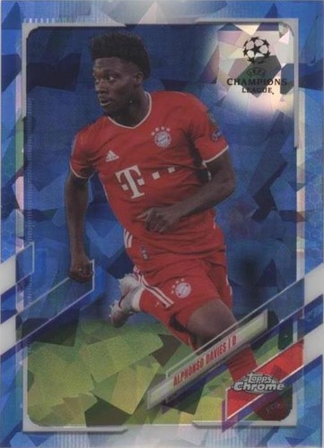 2020-21 Topps Chrome UCL Sapphire Edition Alphonso Davies #42
