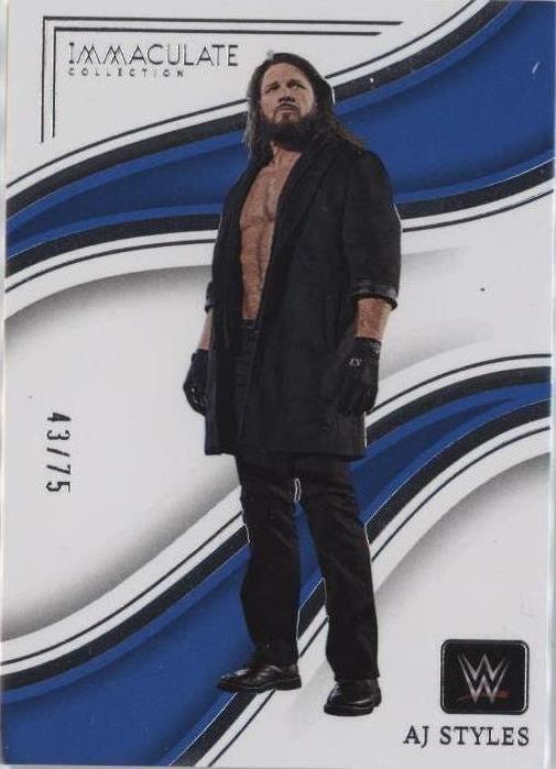 2023 Panini Immaculate Collection WWE - AJ Styles #70