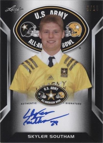 2016 Leaf U.S. Army All-American Bowl Skyler Southam #ATA-SS1