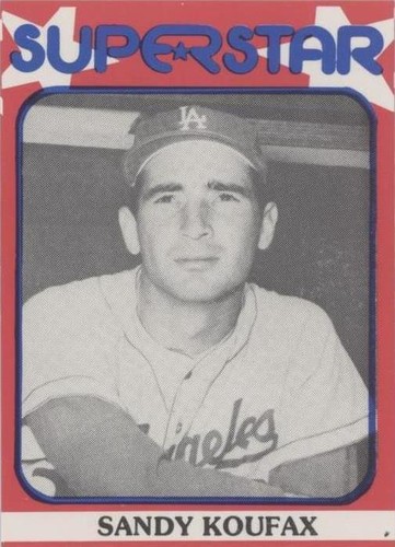 1982 TCMA Superstars Second Series - Sandy Koufax #63