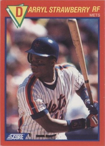 1989 Score 100 Hottest Players - Darryl Strawberry #50